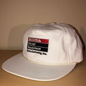 NWOT Vintage Honda Power Equipment Strapback Hat